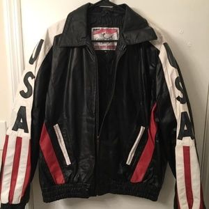 Leather USA Jacket